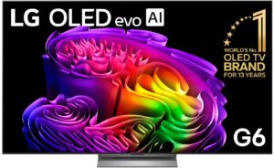 LG 77" G6 OLED evo AI 4K Smart TV