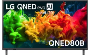 LG 43" QNED80B evo AI Mini-LED 4K Smart TV