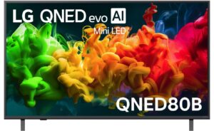 LG 50" QNED80B evo AI Mini-LED 4K Smart TV