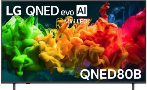 LG 65" QNED80B evo AI Mini-LED 4K Smart TV
