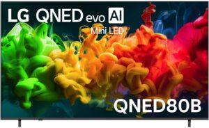 LG 85" QNED80B evo AI Mini-LED 4K Smart TV