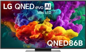 LG 55" QNED86B evo AI Mini LED 4K Smart TV