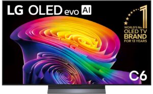 LG 55" C6 OLED evo AI 4K Smart TV
