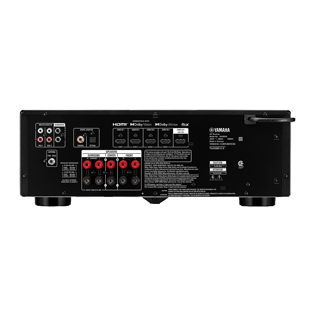 Yamaha RX300A 5.2 Channel AV Receiver_3