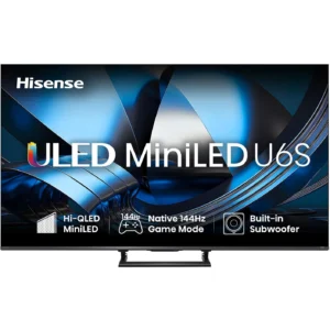Hisense ULED MiniLED 85" U6S Hi-QLED 144Hz 4K Smart AI TV