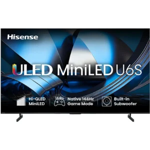 Hisense ULED MiniLED 50" U6S Hi-QLED 144Hz 4K Smart AI TV